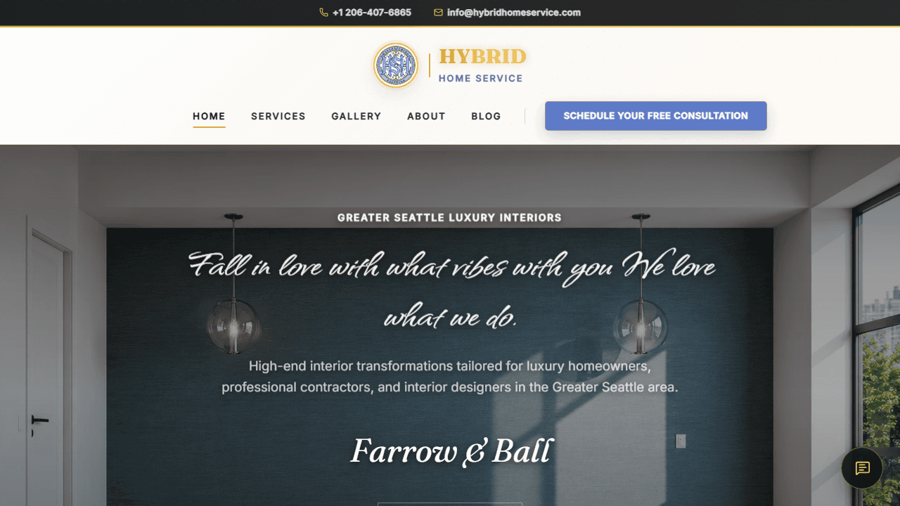 Hybrid Home Service | Luxury Painting & Wallpaper