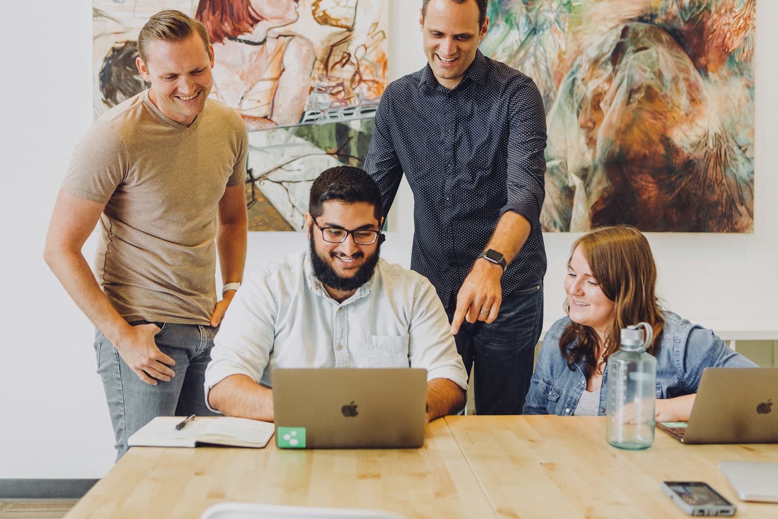 KickOff Media team collaborating on client work